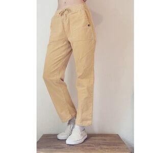Backcountry Yellow Corduroy Cotton Joggers size small